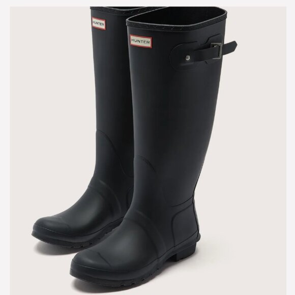 NWT Hunter Wide Width Original Tall Wellies Boots - Picture 1 of 3